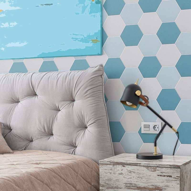 BowLift | Peel and Stick Tiles Hexagonal Peel and Stick Backwall 20 Pack for the Bathroom