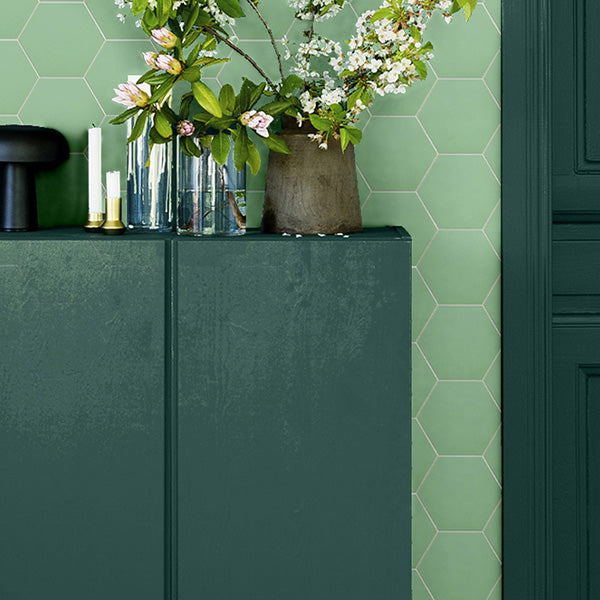 BowLift | Peel and Stick Tiles Hexagonal Peel and Stick Backwall 20 Pack for the Bathroom