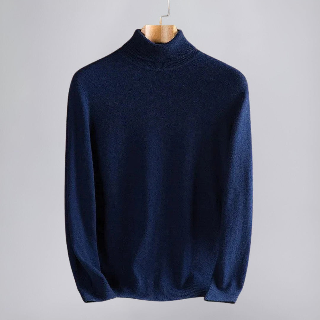 Merino Wool Turtleneck in Luxe Blend