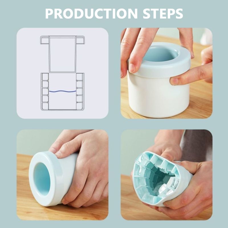 BowLift | Cylinder Ice Cube Mold Ice Cup