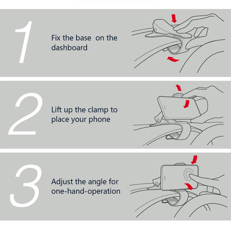 BowLift | 360 Degree Car Dashboard Phone Holder