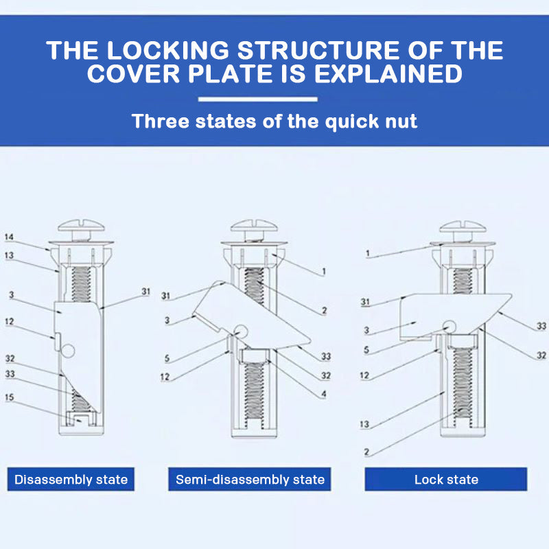 BowLift | Heavy Duty Toilet Seat Fastener Bolt kit