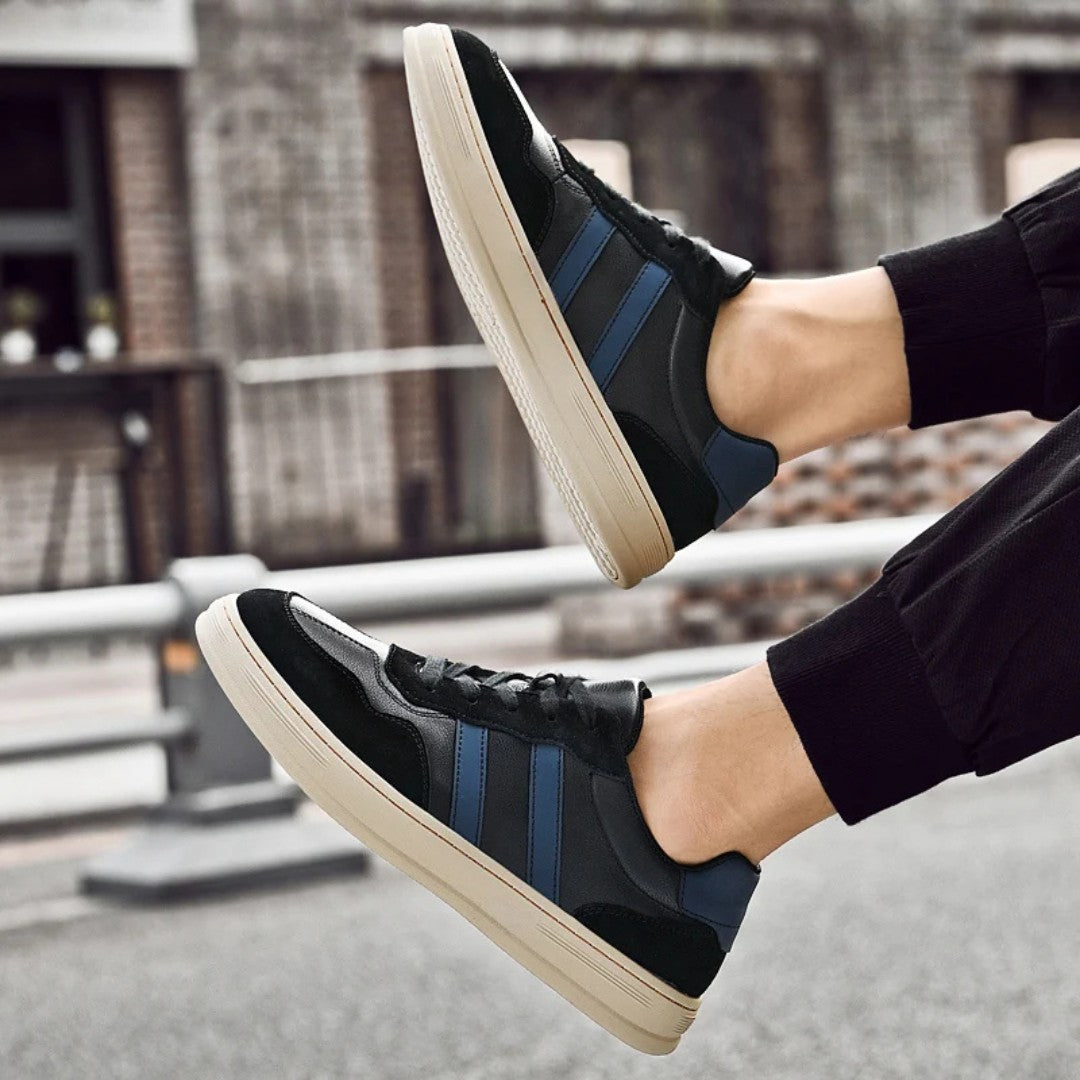 Premium Suede Loafers with Leather Accents
