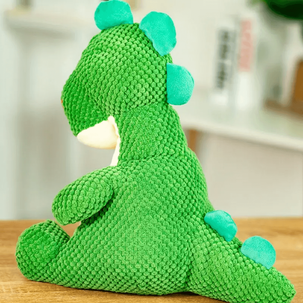 Dino Chew Plush Dog Toy