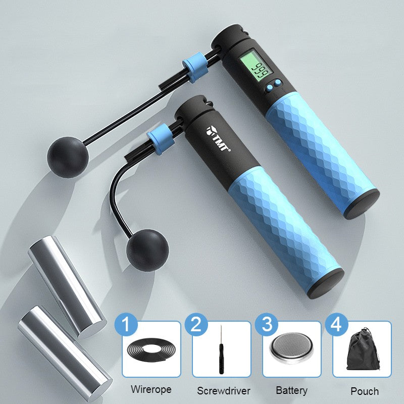 BowLift | 2-in-1 Weighted Smart Digital Jump Rope with Dual-rope Configuration, for Easy Full-body Workout