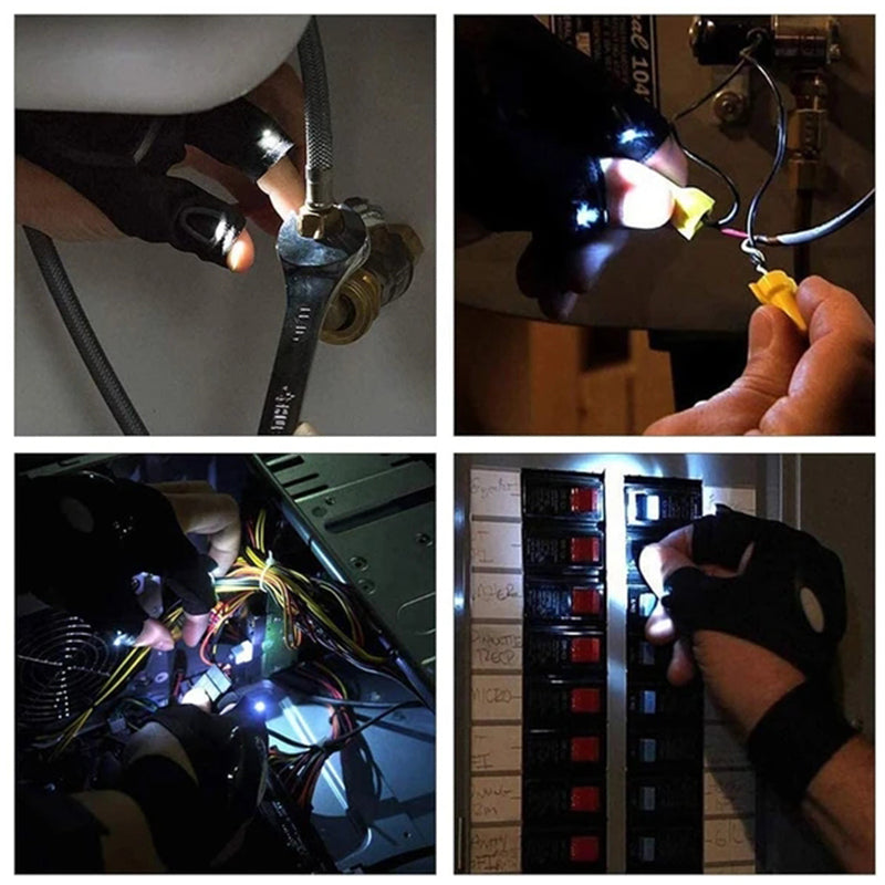 BowLift | Convenient LED Gloves With Waterproof Lights