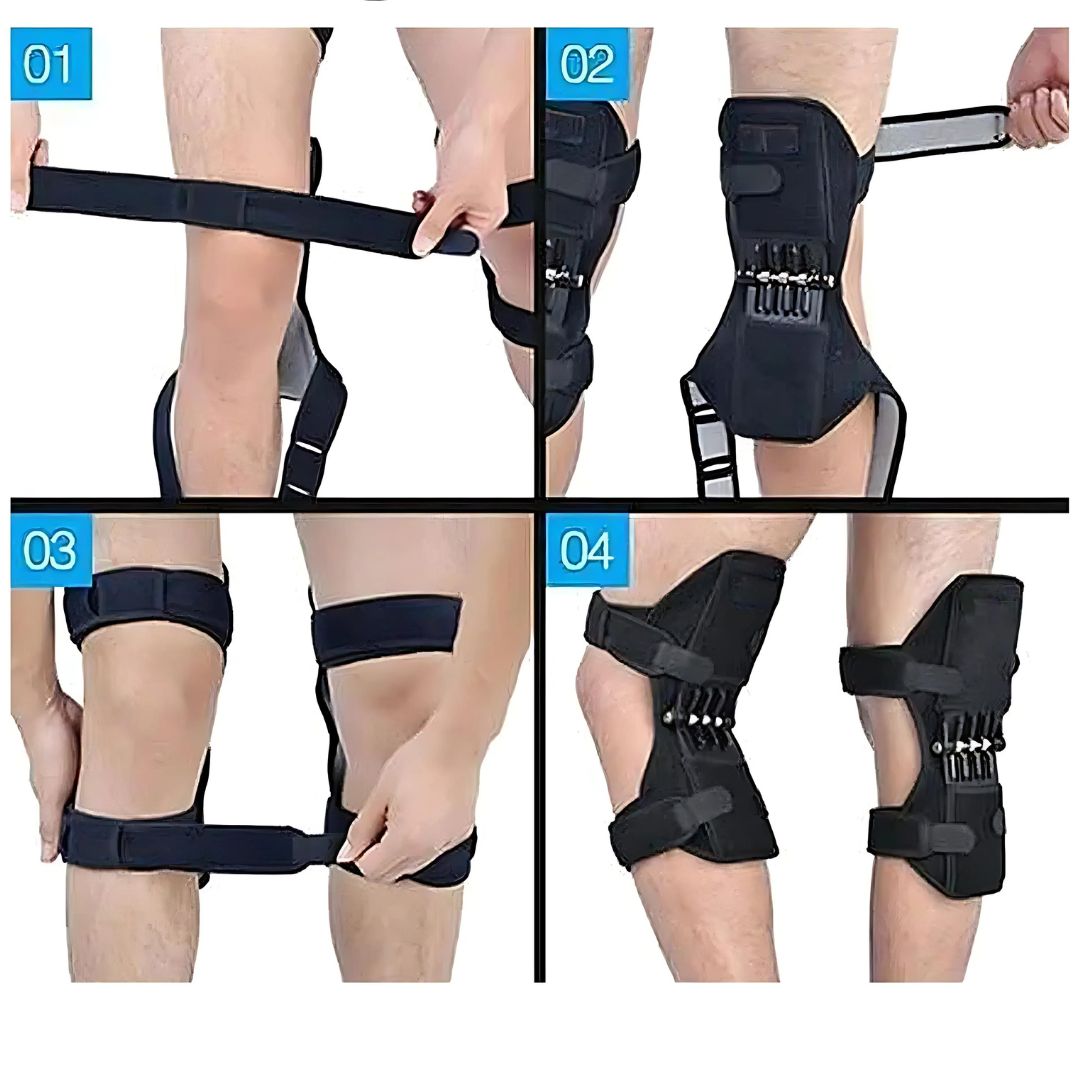 BowLift | Hinged Knee Brace Stabilizers - Adjustable Knee Support for Pain Relief, Arthritis & Post-Surgery Recovery - Set of 2