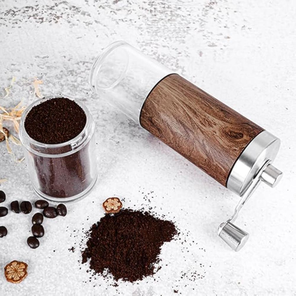 BowLift | Brewora | Handcrafted Wooden Coffee Grinder – Adjustable Manual Mill for Freshly Ground Coffee