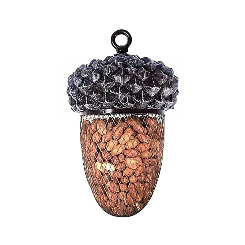 BowLift | Hummingbird Acorn Wrought Iron Bird Feeder