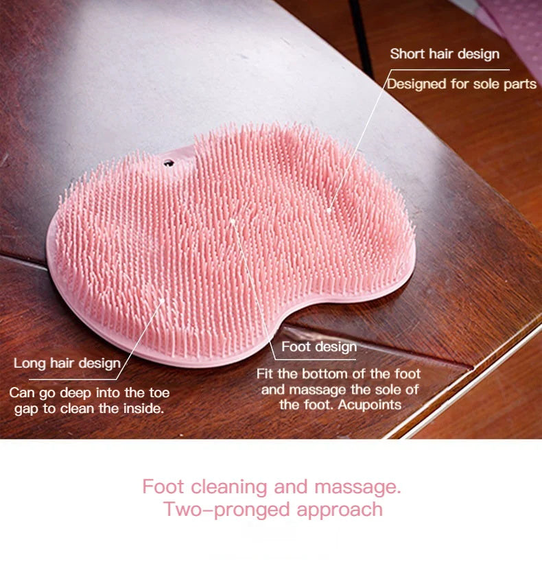 BowLift | Shower Foot & Back Cleaner, Massage Pad