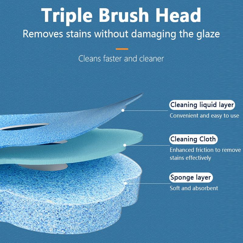 BowLift | Disposable sponge head toilet brush