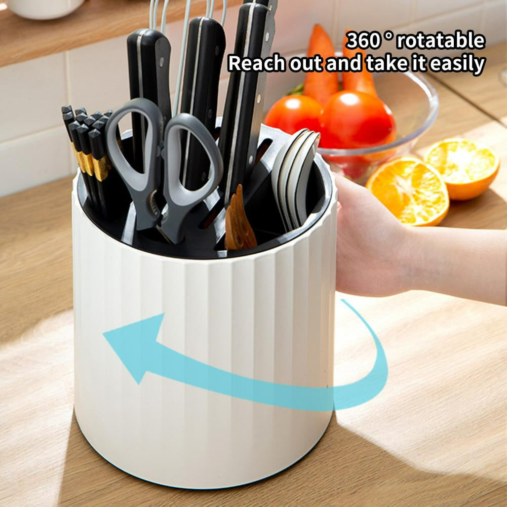 BowLift | Easy Storage Cylinder Kitchen Silverware Holder