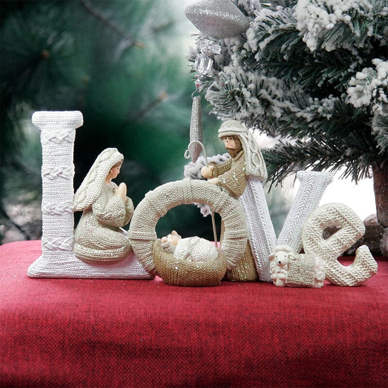 BowLift | Handicraft Family Nativity Statue