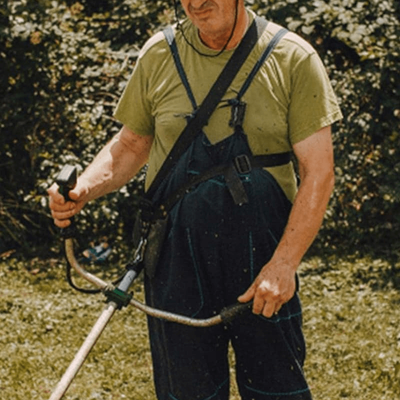 BowLift | Ergonomic Weed Killer Handle Extension Brush Cutter Trimmer Handle