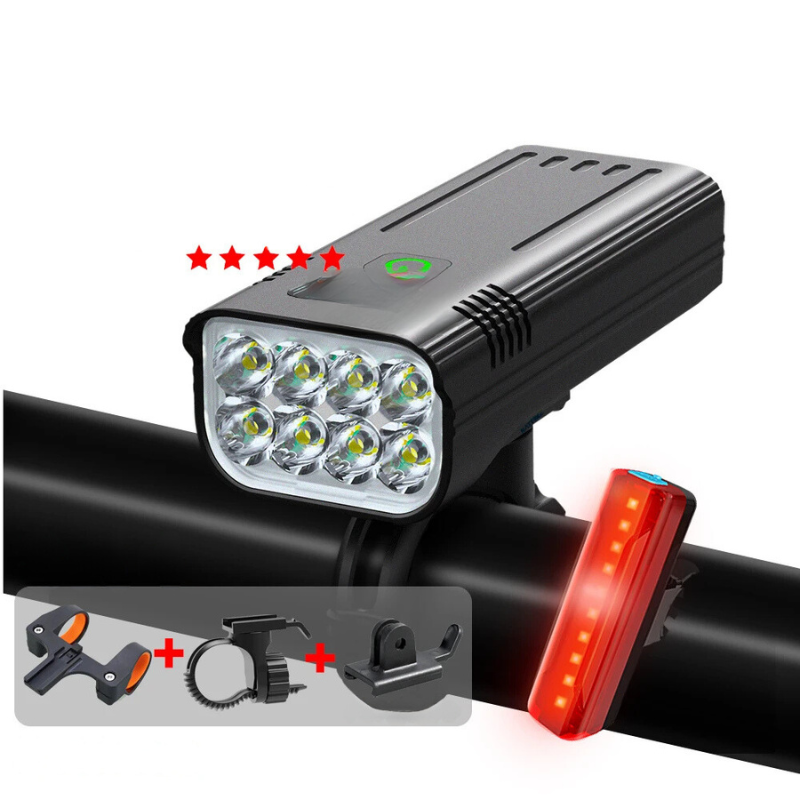 BowLift | 5000 Lumen USB Rechargeable Bike Light with Mounts