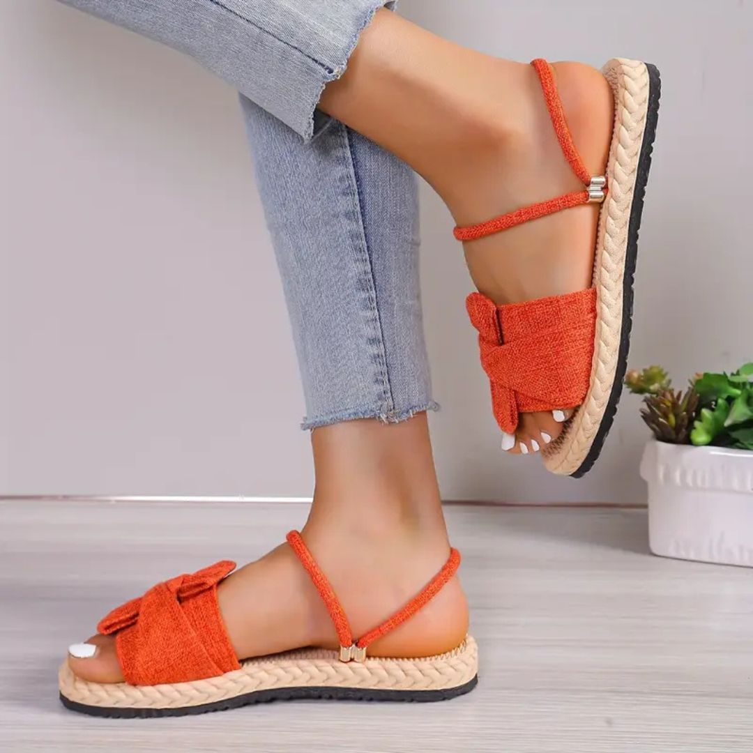 Blissara – Women’s Bow Strap Summer Sandals