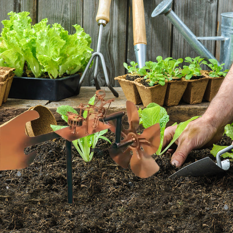 BowLift | Handmade Metal Drummer Windmill