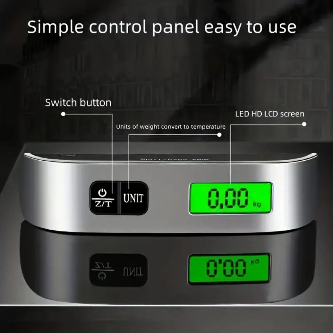 WeighMate – Digital Hanging Luggage & Parcel Scale