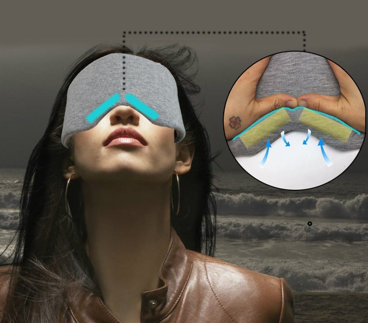 BowLift | Headphones For Sleeping, Bluetooth Sleep Headphones, Wireless Sleep Headphones, Bluetooth Sleep Mask, Sleep Mask with Headphones