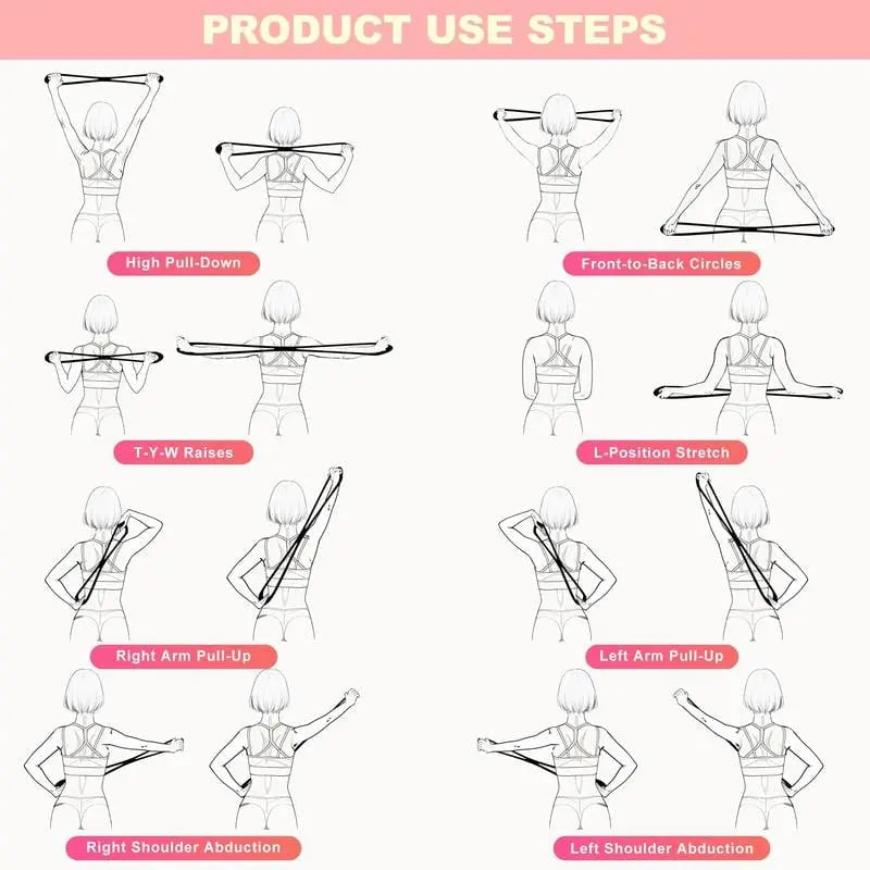 BowLift | 8-shaped resistance band – strengthens chest & corrects your posture