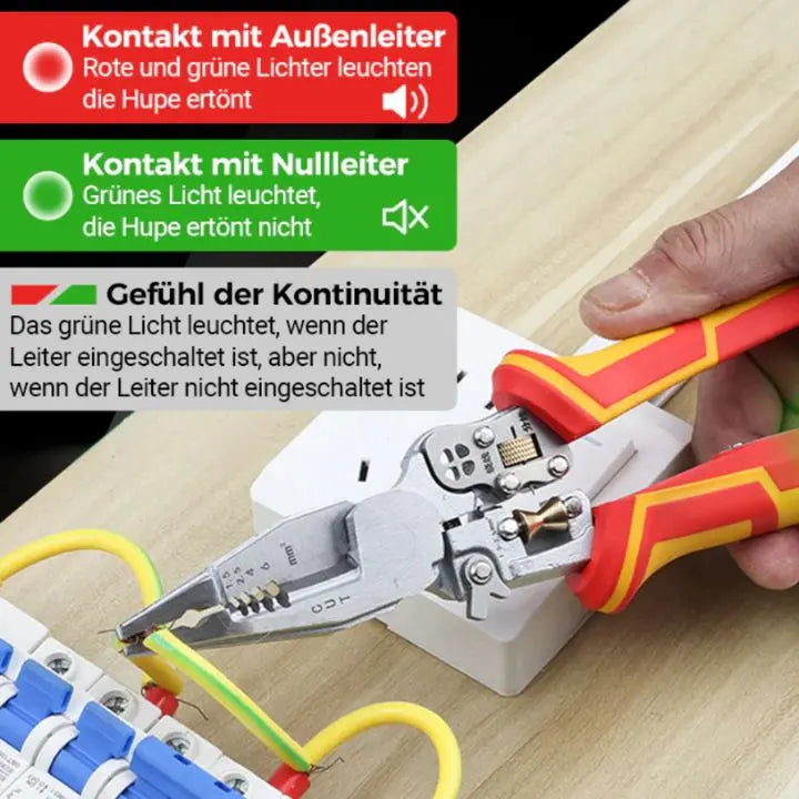 BowLift | 8-in-1 Stripping Plier with Voltage Tester