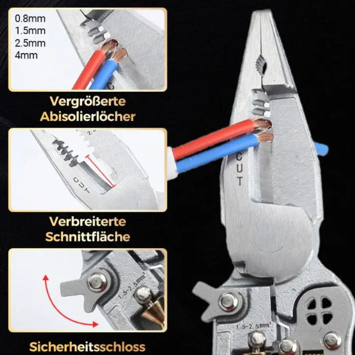 BowLift | 8-in-1 Stripping Plier with Voltage Tester