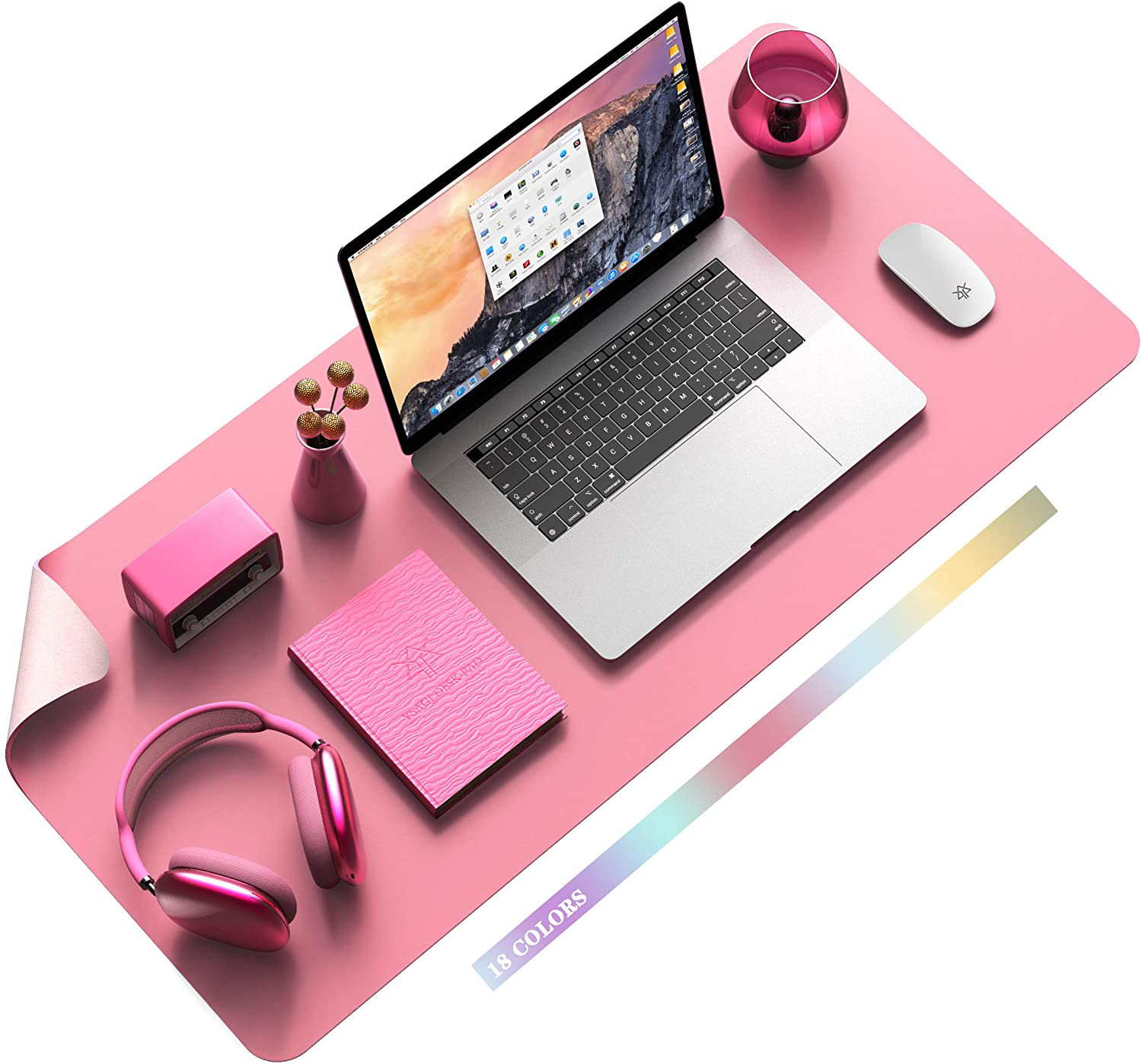 BowLift | Desk Pad Protector Waterproof Non-Slip Leather Office Mouse Mat