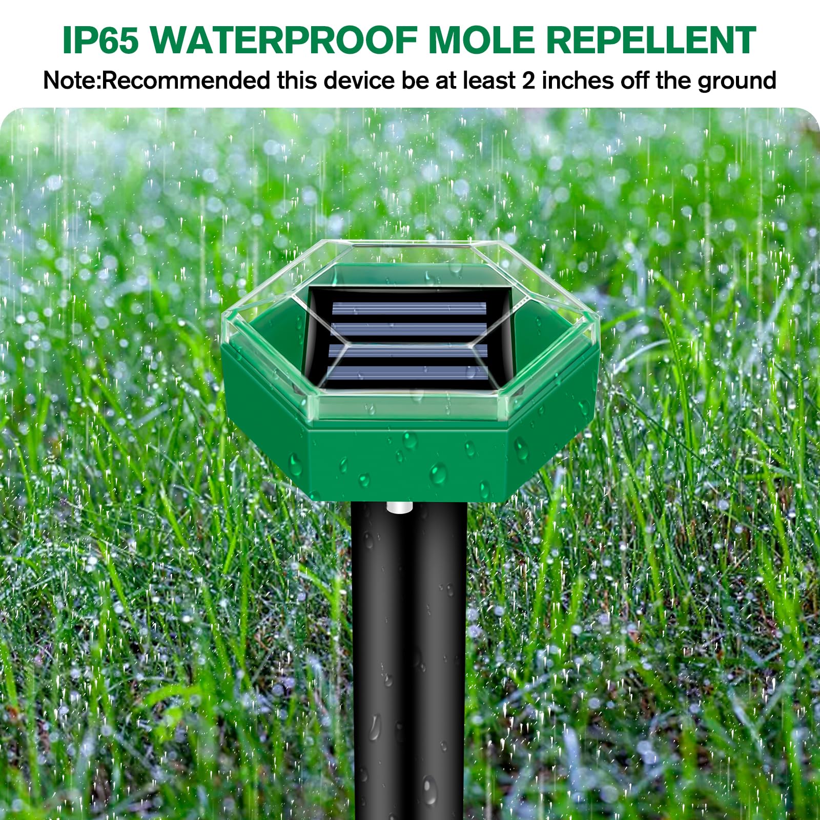 BowLift | Ultrasonic Mole Repellent 4 Pack