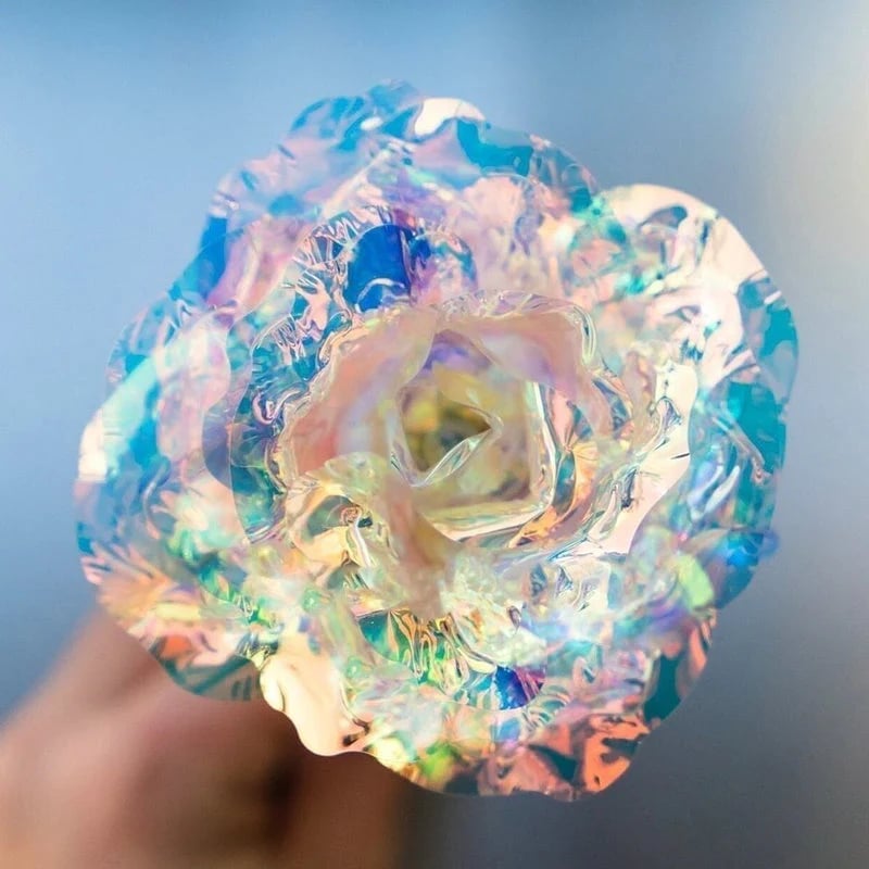 BowLift | For the Gift to Your Loved Ones - Colorful Glass Rose