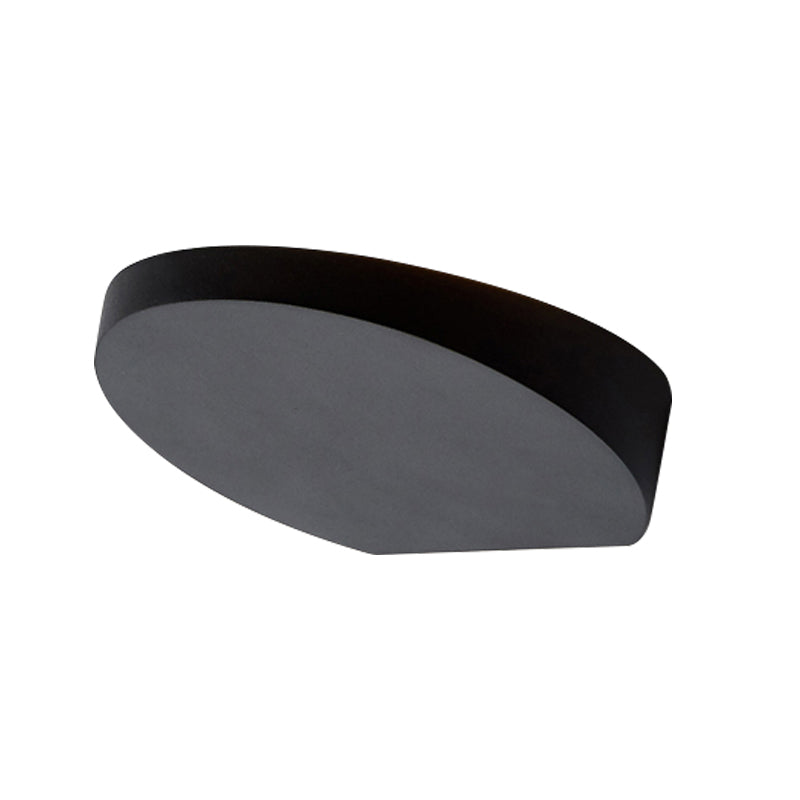 BowLift | Aluminum Round Recessed Wall Sconces Minimalist LED Wall Lighting in Black/Grey/White Finish for Corridor