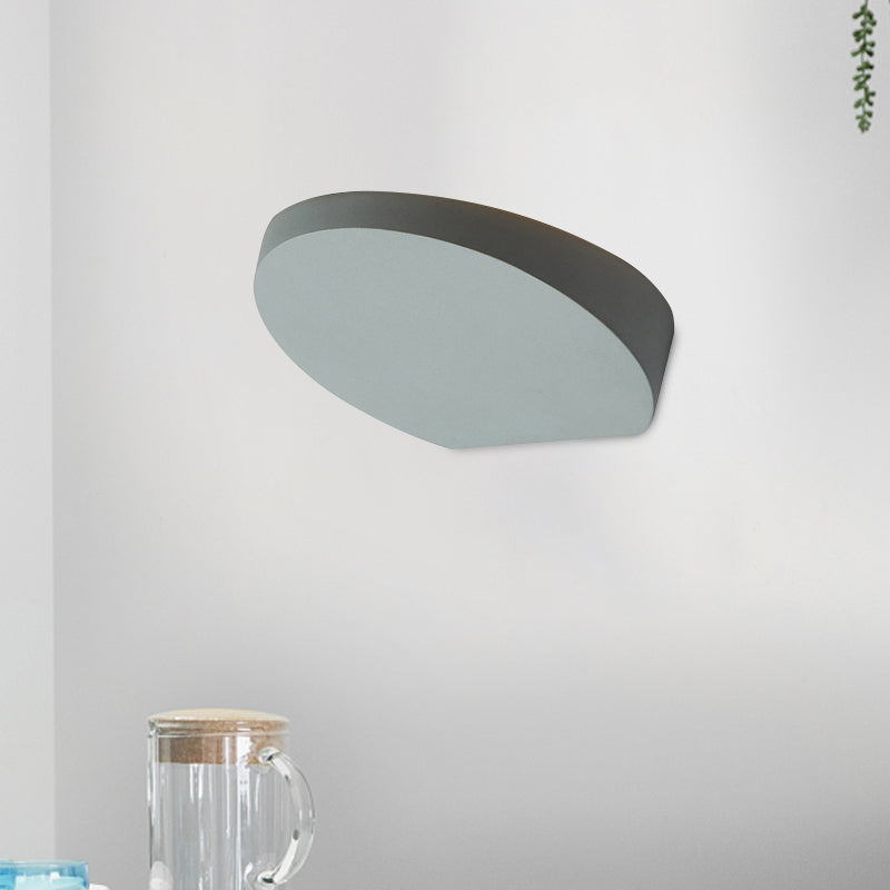 BowLift | Aluminum Round Recessed Wall Sconces Minimalist LED Wall Lighting in Black/Grey/White Finish for Corridor