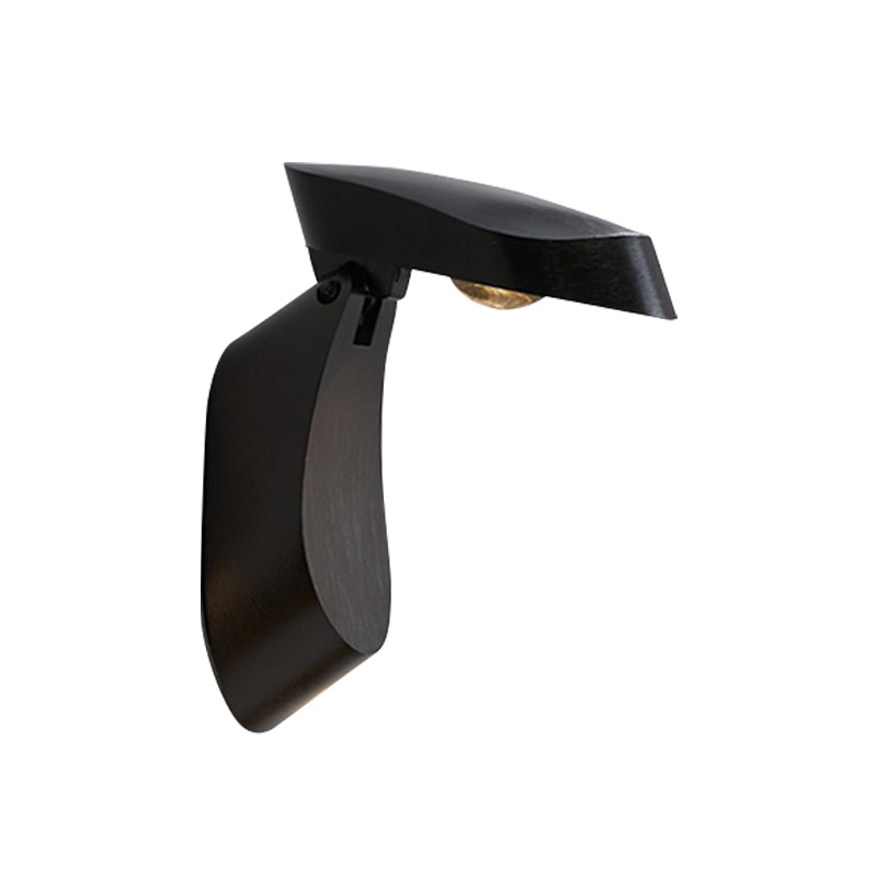 BowLift | Rotatable oval surface wall lamp Modern metal LED bedside wall lamp in white/black/gold finish
