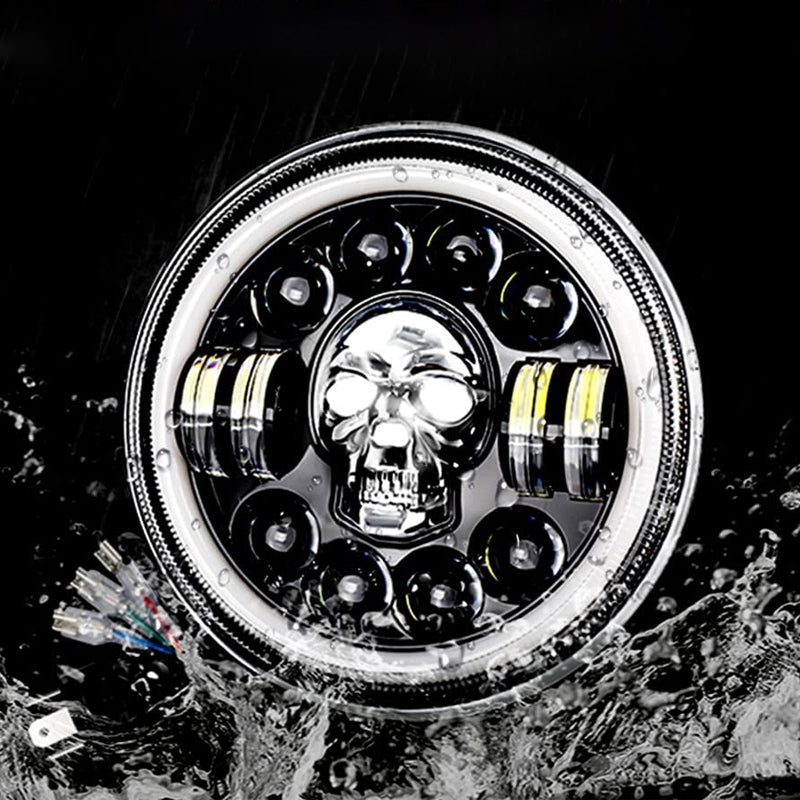 BowLift | 7 Inch Skull LED Headlight