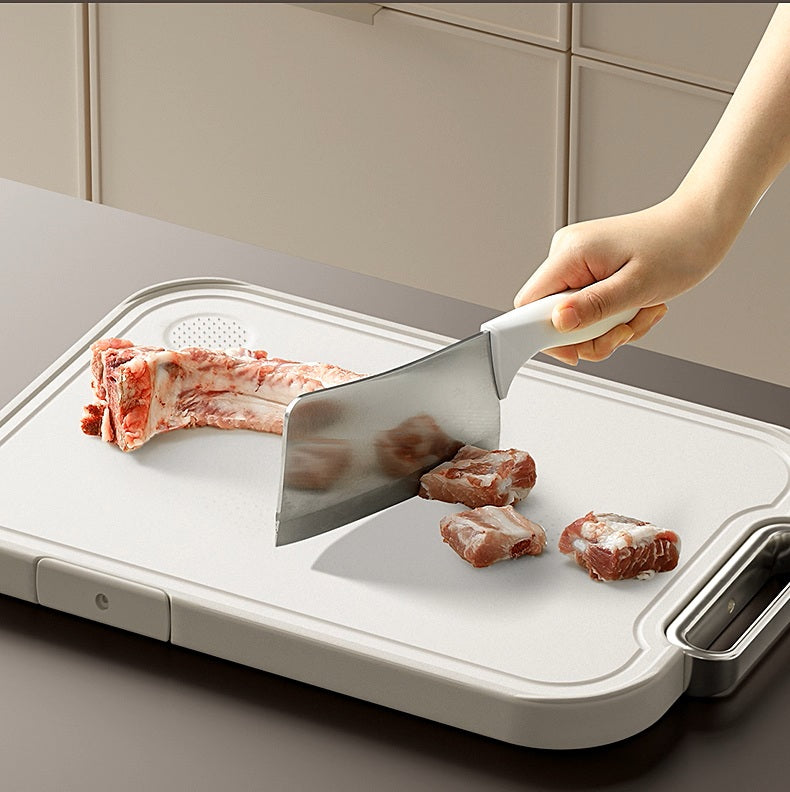 BowLift | Pure Titanium Double-Sided Cutting Board - Antibacterial, Mold-Proof, Food-Grade Kitchen Essential