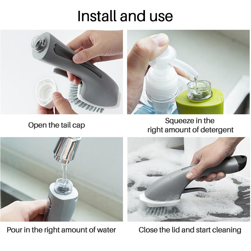 BowLift | Cleaning brush with long handle