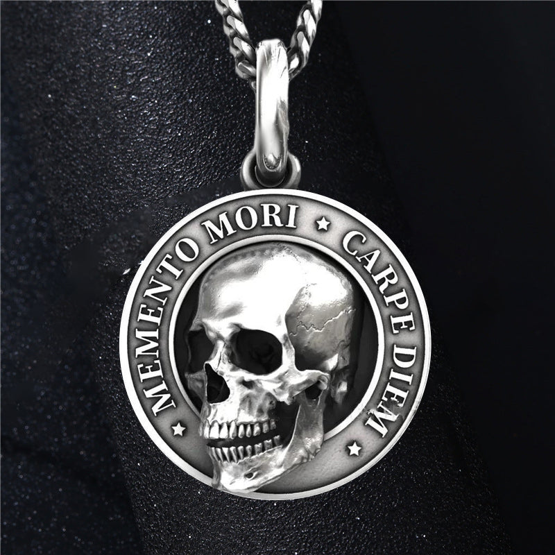 BowLift | Memento Mori Skull Pendant