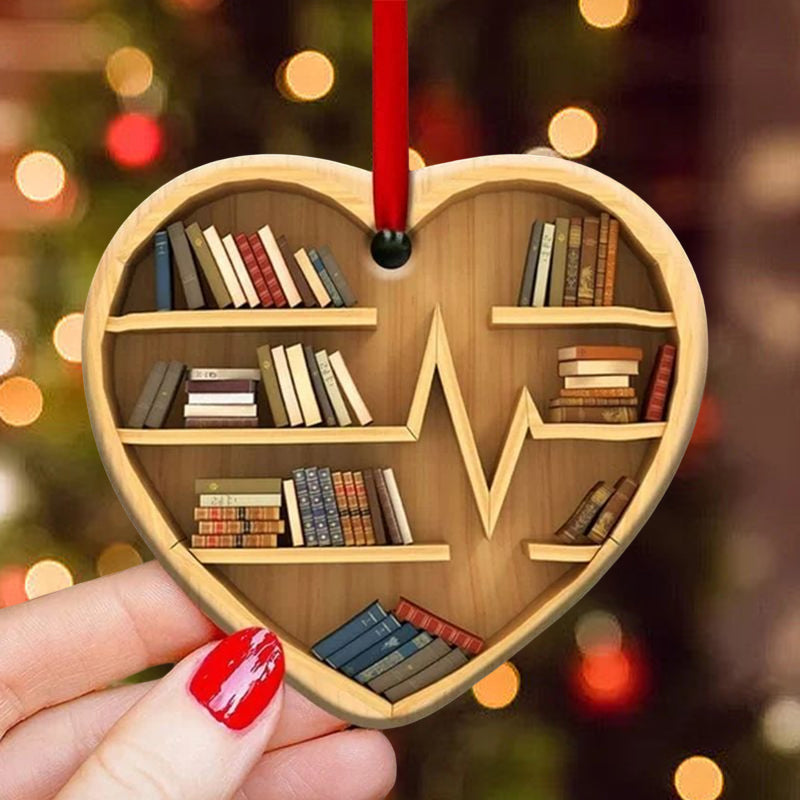 BowLift | Book Lovers Heart Ornament