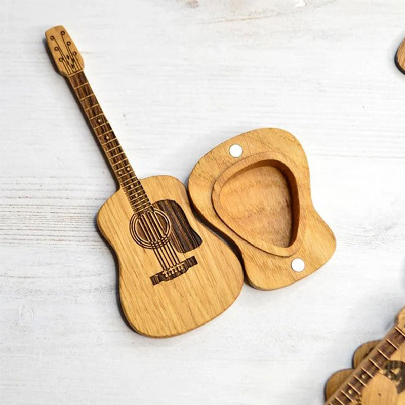 BowLift | Acoustic Guitar Wooden Pick Box