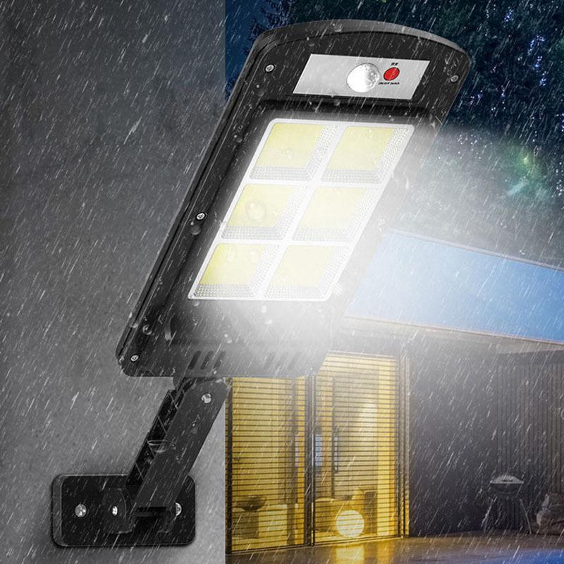 BowLift | 200W Outdoor Solar LED Lamp with Remote Control, Motion and Twilight Sensor