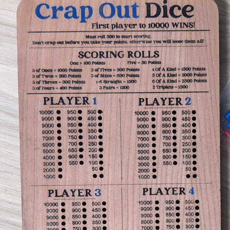 BowLift | Crap Out Dice Scoreboard