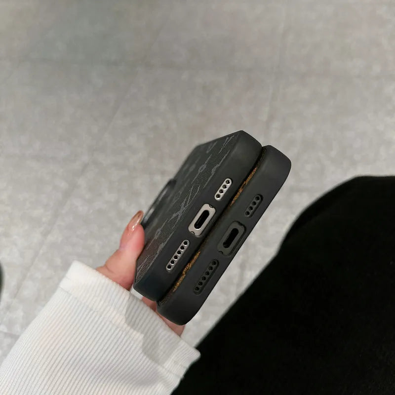 BowLift | LUXE LV LARGE LOGO IPHONE CASE