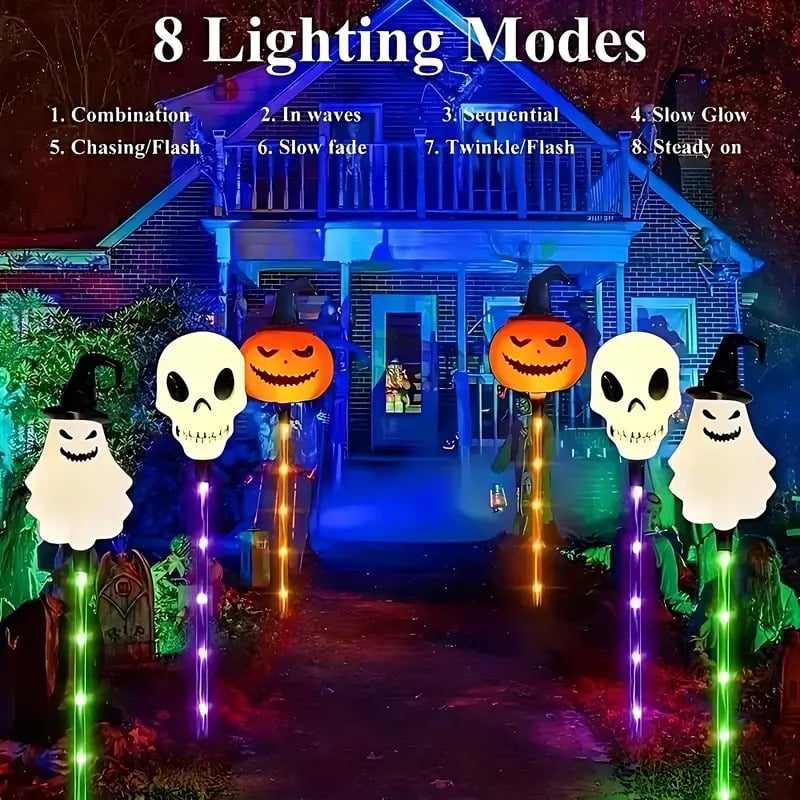 BowLift | 6 in 1 Halloween Solar Garden Lights