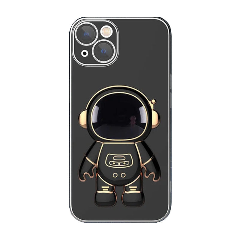BowLift | 6D Plating Astronaut Hidden Stand Case Cover For IPhone