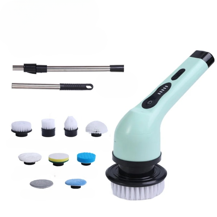 BowLift | 9-in-1 Electric Spin Cleaning Brush with LED Display – 1+1 FREE