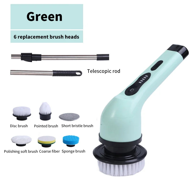 BowLift | 9-in-1 Electric Spin Cleaning Brush with LED Display – 1+1 FREE
