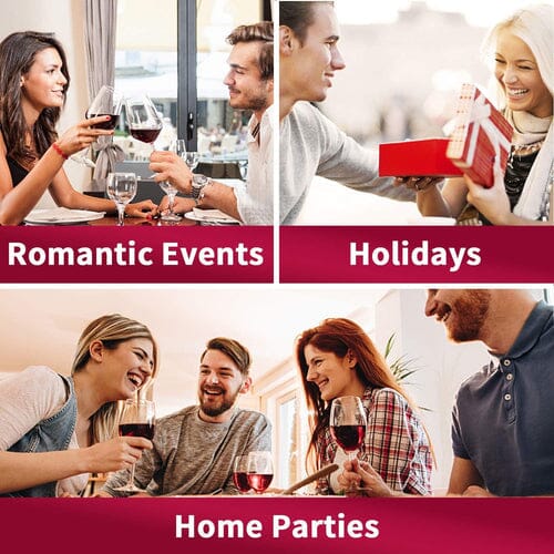 BowLift | 9-piece set: corkscrew set with corkscrew, foil cutter, thermometer, stopper and more