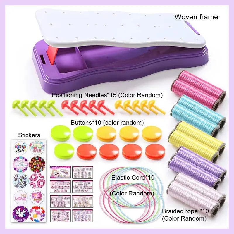 BowLift | Hand rope braided set – Creative bracelet craft set for children