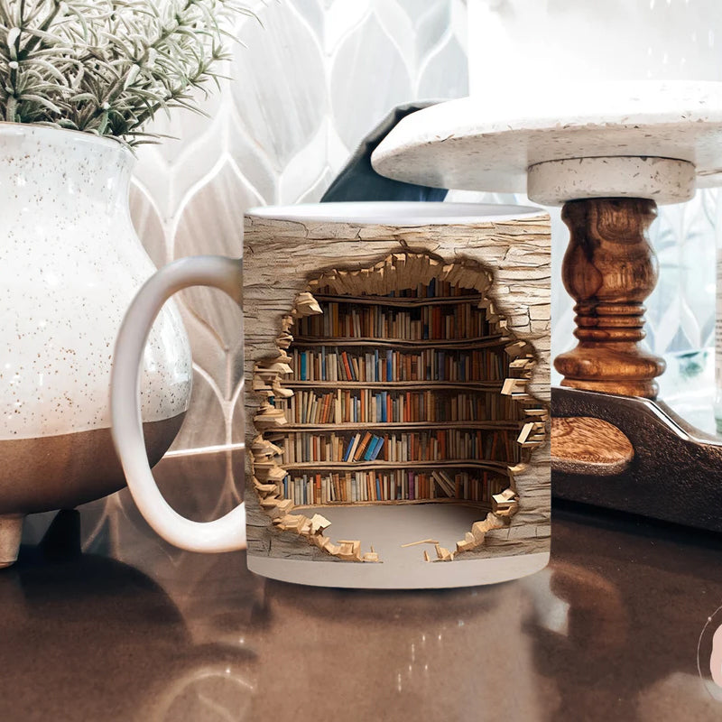 BowLift | 3D Bookshelf Mug