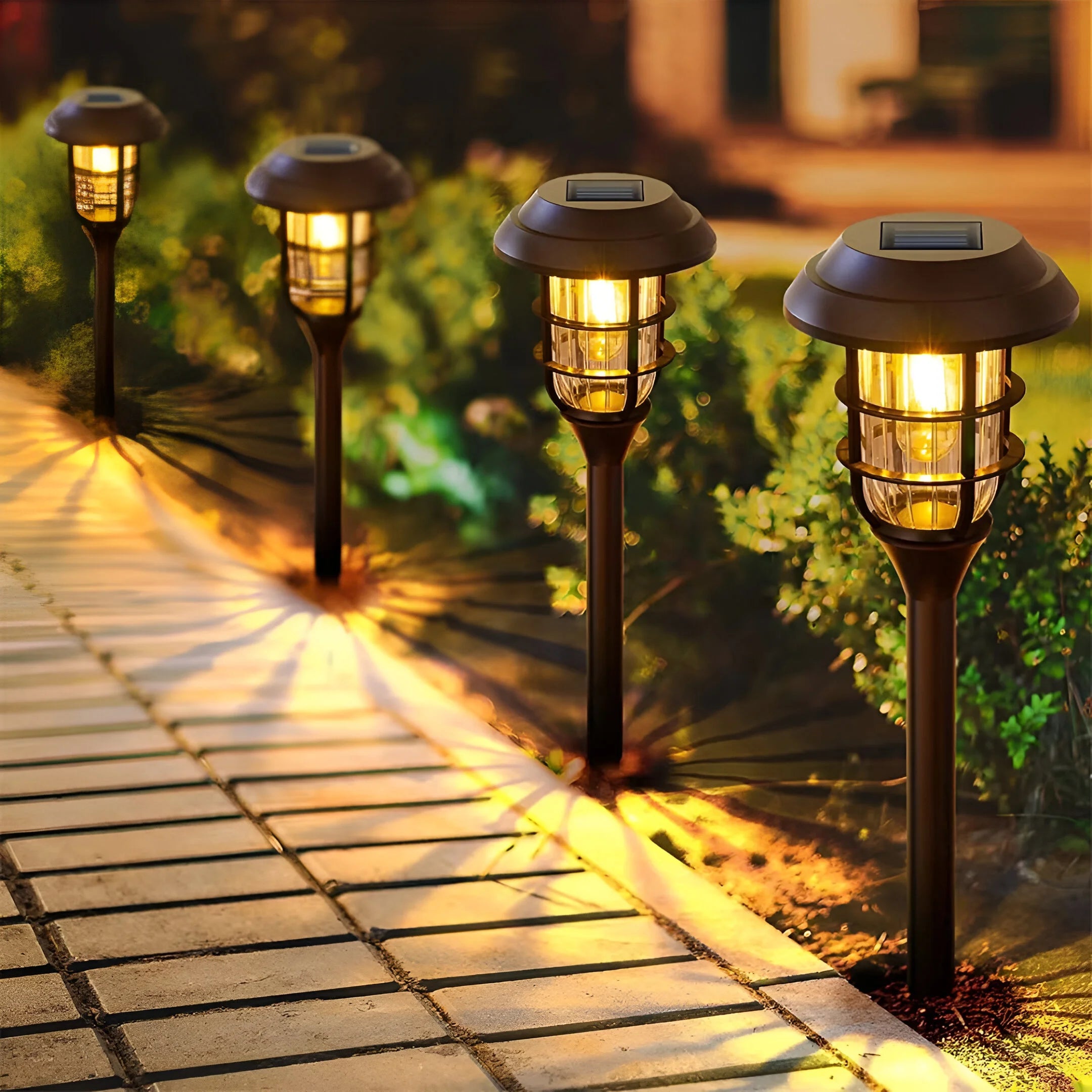 LumiPillar – Solar LED Pathway Garden Light