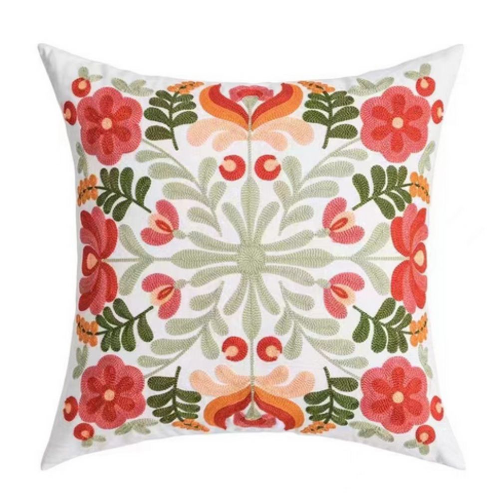 BowLift | Ethereal Embroidery Floral Cushion Cover